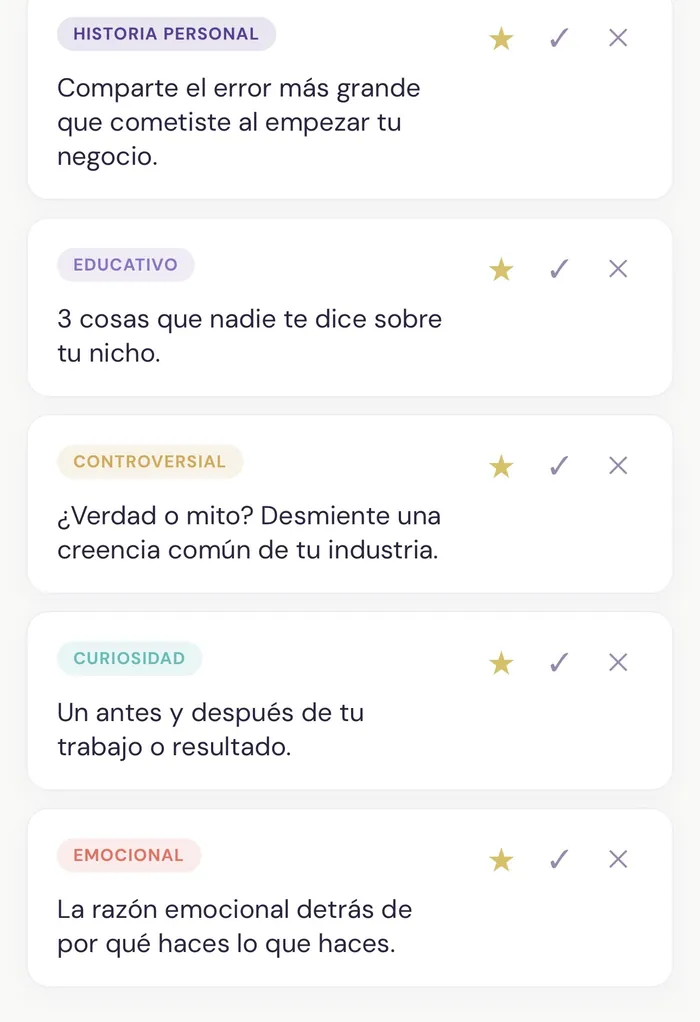 Banco de Ideas de Chispa Creativa™